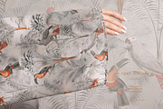 Tropical Birds Luxury Pattern, a Pattern Graphic by paper aesthetic (Thumbnail 6 of 7)