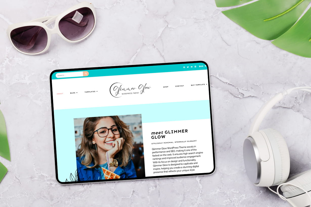 Glimmer Glow - WordPress Blog Theme, a WordPress Template by Your Theme Shop (Photo 9 of 10)
