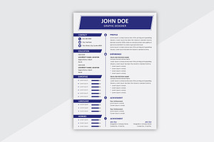 Modern Minimal Resume Template