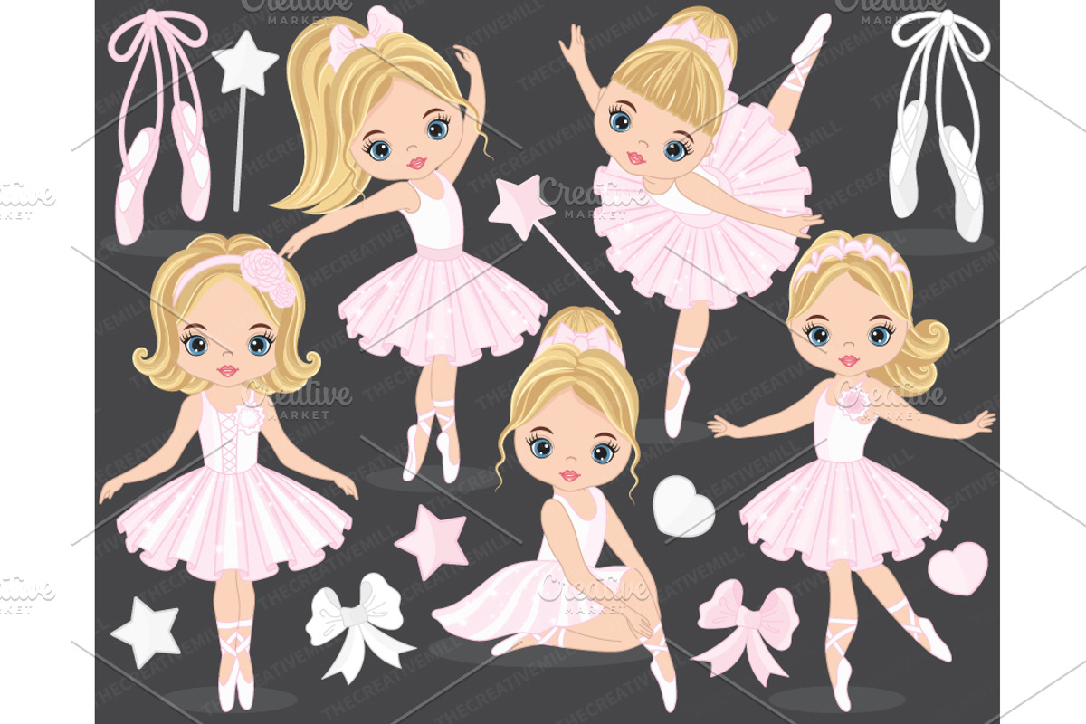 Vector Ballerina,Vector Ballet, an Illustration by TheCreativeMill (Photo 1 of 4)