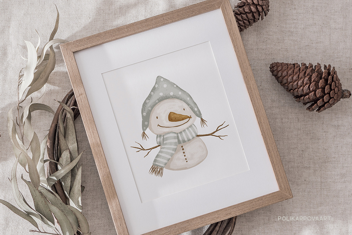 Christmas Time kids illustrations, an Animal Illustration by polikarpovaart (Photo 10 of 11)