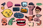 DADAESQUE Vector Icons + Brushes, an Object Graphic by angelainthefields (Thumbnail 6 of 15)