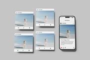 INSTAGRAM POST MOCKUP, a Print Template by NyakBiett (Thumbnail 2 of 5)