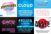 Big Bundle Alphabet & Numbers, a Symbol Font by PREMIUMVECTOR (Thumbnail 8 of 12)
