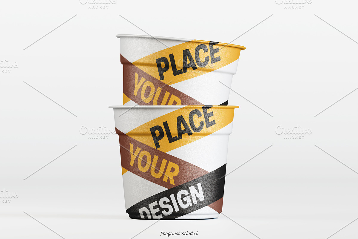 Ice cream cup mockup bundles V1, a Packaging Mockup by Ambo Ampeng (Photo 14 of 19)