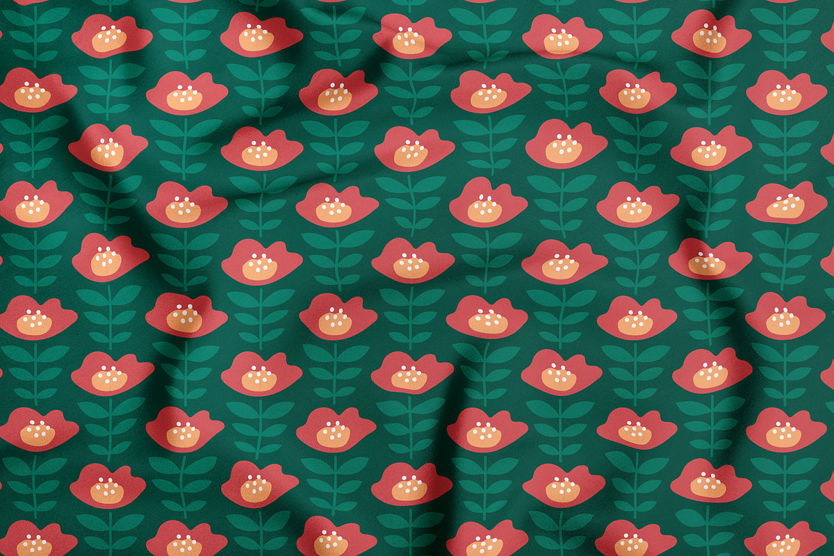 25 seamless floral patterns texture, a Pattern Graphic by RevolutionizZed (Photo 7 of 19)