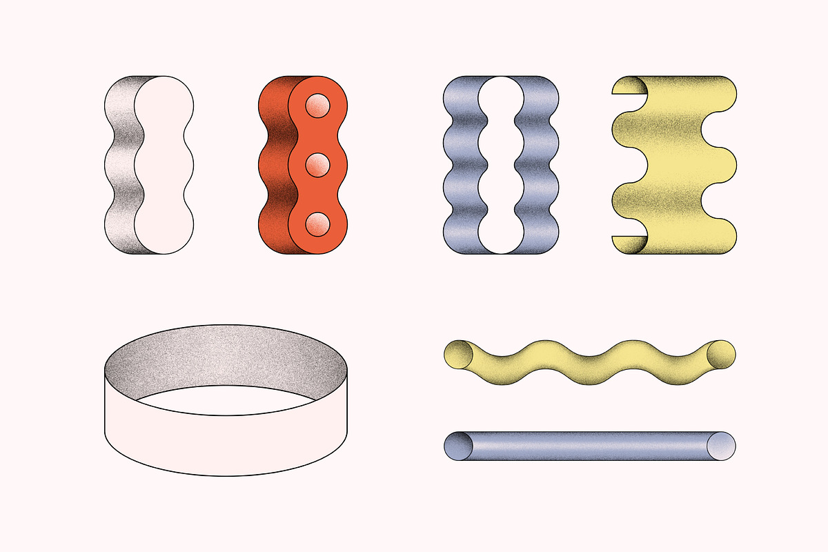Geometric & Abstract Illustrations, an Object Graphic by Paulina Sara Design (Photo 7 of 17)