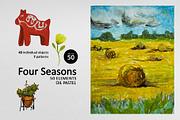 Four Seasons, a Seasonal Illustration by Design X0 (Thumbnail 1 of 15)