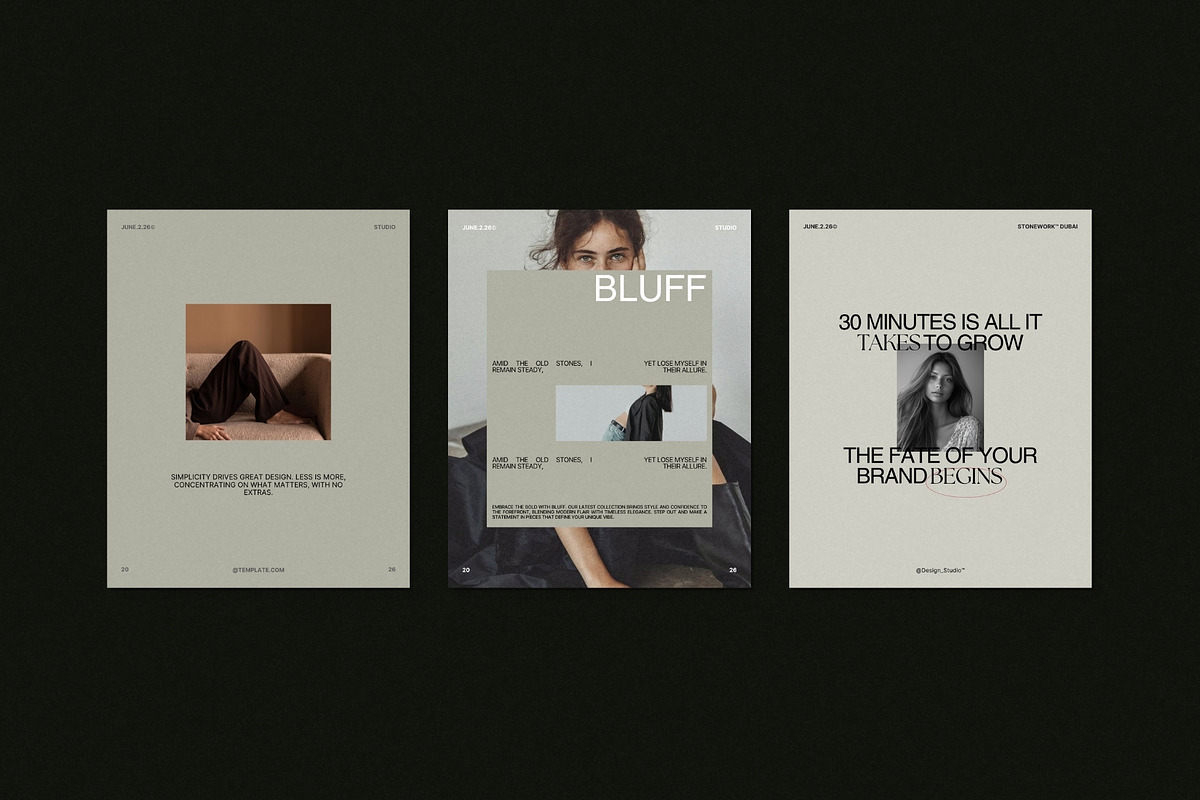 ZAVI | Social Media Kit (I), a Social Media Template by The Aesthetic Studio (Photo 2 of 10)