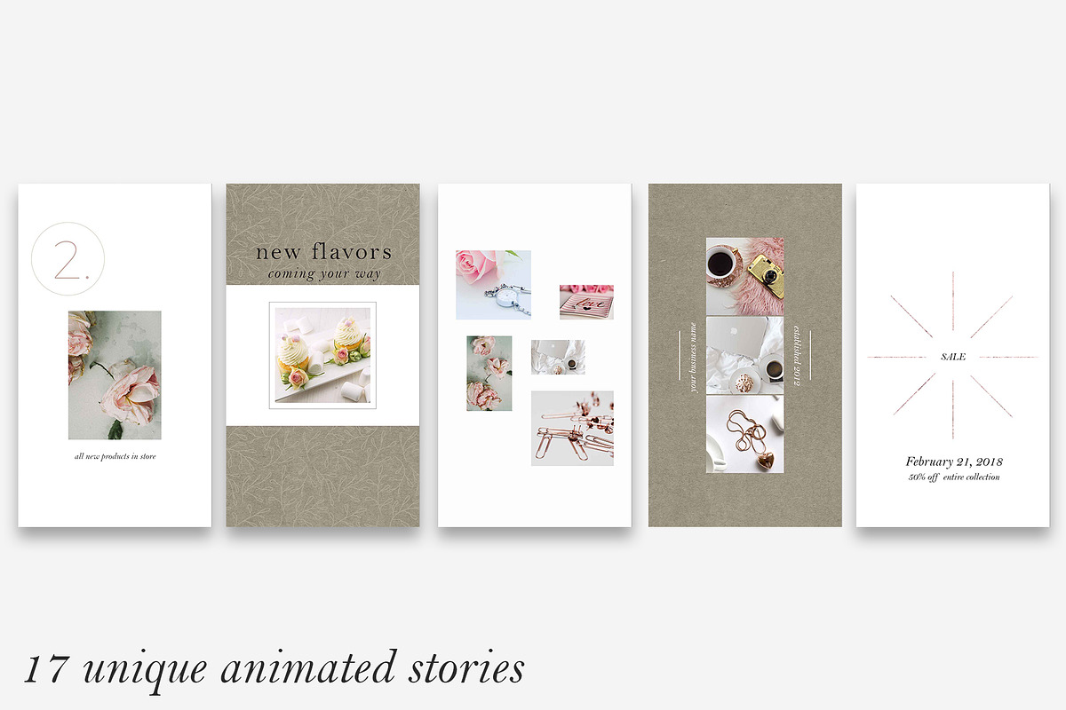 Instagram Story Templates (ANIMATED), a Social Media Template by Dana Nicole Designs (Photo 4 of 6)