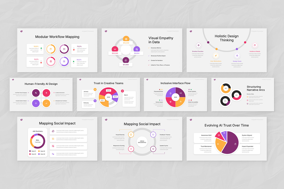 Circle Infographics Keynote, a Presentation Template by Antstheme (Photo 3 of 4)