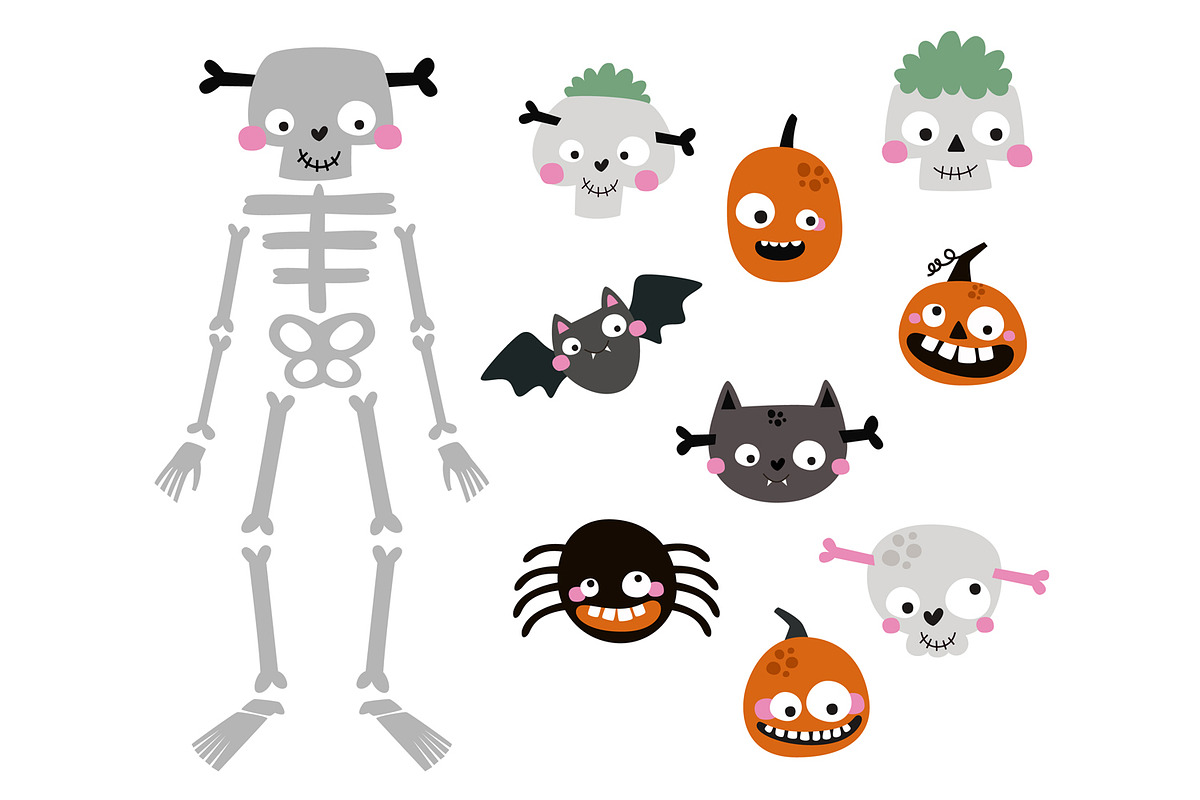 Halloween Clipart PNG JPG, an Object Graphic by the_myro (Photo 6 of 6)