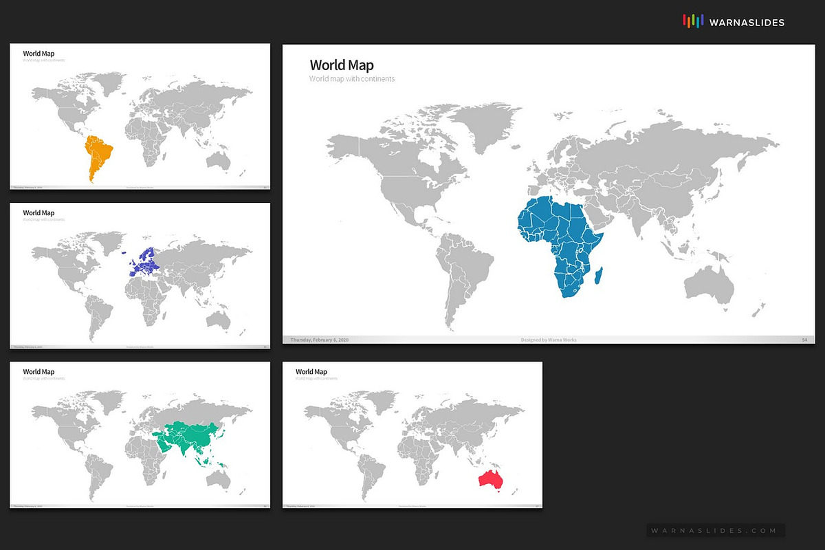 Maps PowerPoint Templates, a Presentation Template by Warna Works (Photo 10 of 10)