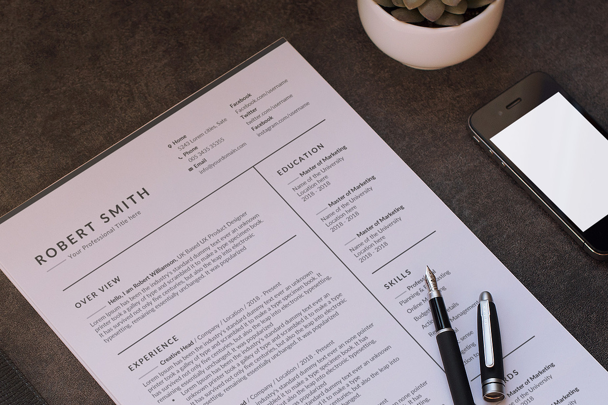 Resume & CV, a Resume Template by paulresume (Photo 1 of 5)