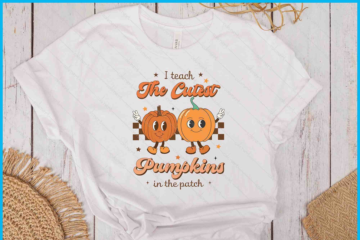 I Teach The Cutest Pumpkins SVG PNG, a Graphic by Creativeusart (Photo 1 of 4)