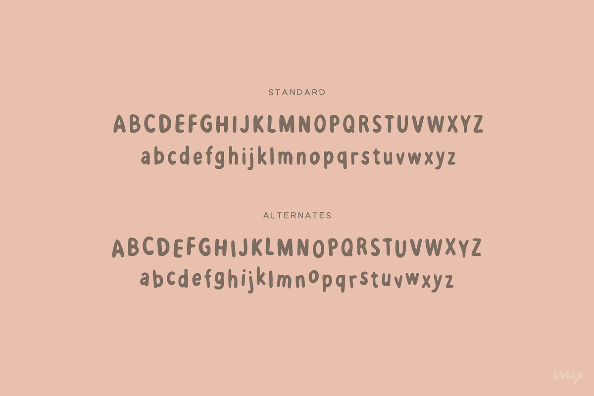 Lazy Letters — Bedhead Handwriting, a Sans Serif Font by Mix Fonts (Photo 3 of 4)