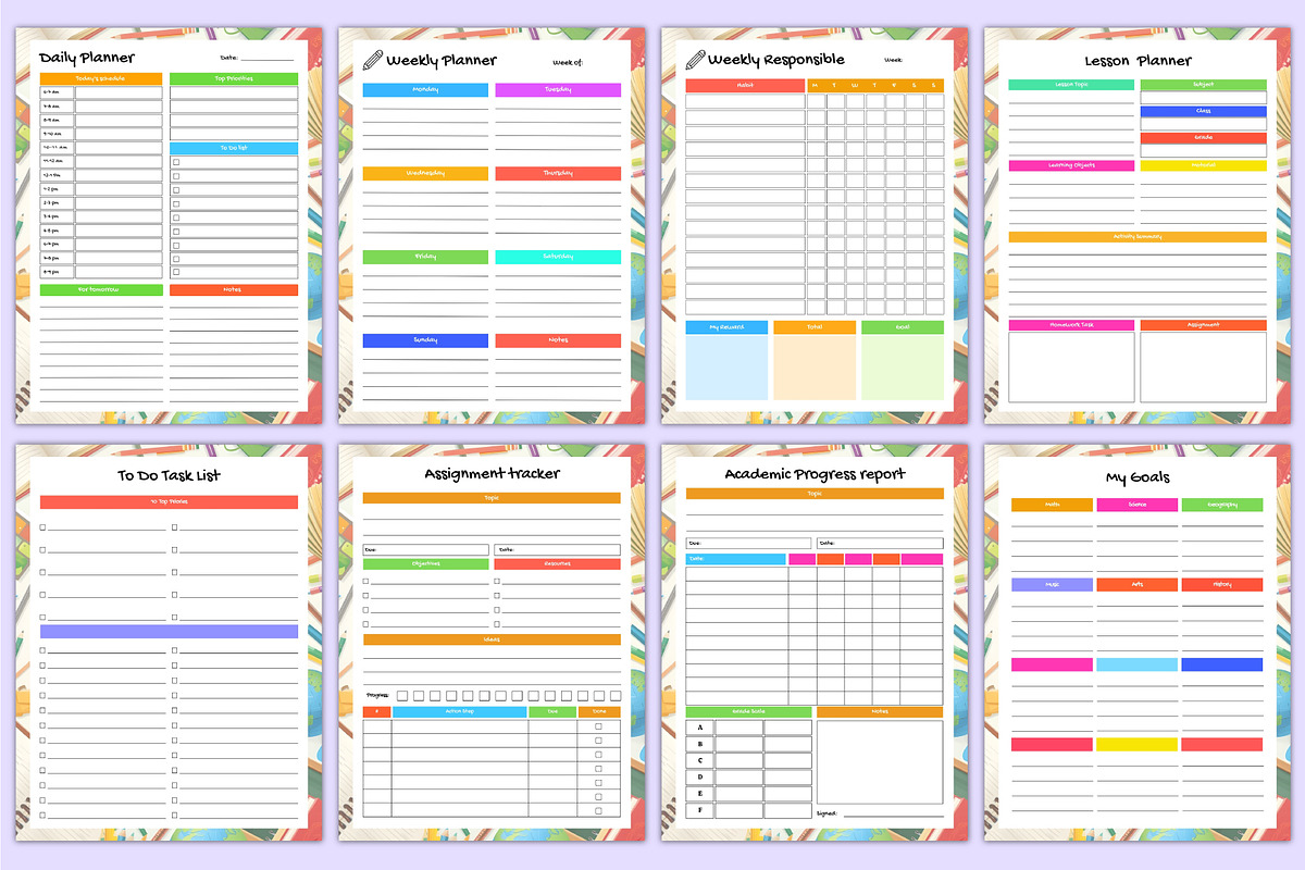 2026 Academic Workbook for Kids Kdp, a Stationery Template by Mustafiz (Photo 6 of 11)