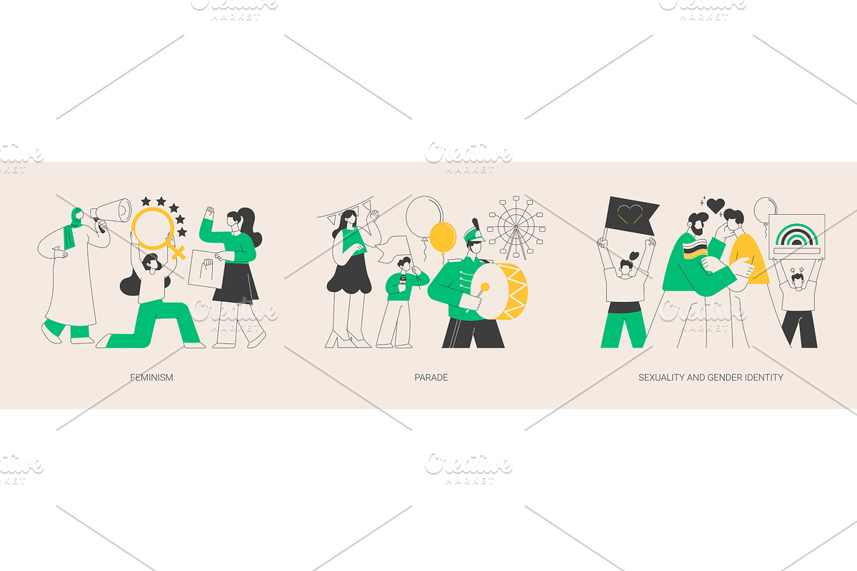Human rights abstract concept vector, a Person Illustration by Visual Generation