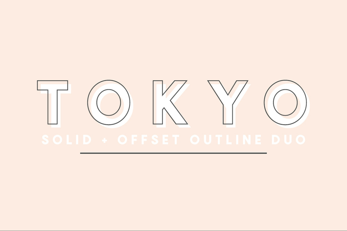 Tokyo | A Designer Font Duo, a Sans Serif Font by Jen Wagner Co (Photo 9 of 9)