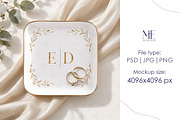 Jewelry Dish Trinket Tray Mockup, a Cups & Container Mockup by Mie Mockup Studio (Thumbnail 4 of 7)