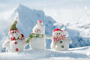Real Snow Photoshop Action preview 4
