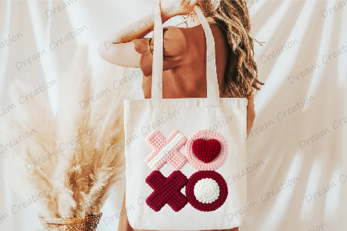 Faux Yarn Xoxo Valentine's PNG, an Illustration by Dream Creation (Photo 5 of 5)