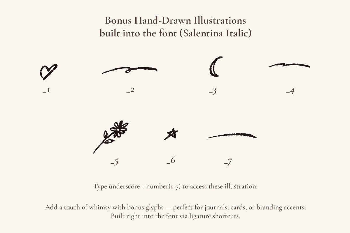 Salentina Rustic Script, a Script Font by Littlehand (Photo 8 of 11)