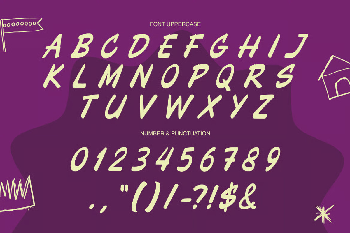 Chocky - Bold Handwritten Brush Font, a Handwritten Font by Brand Earth (Photo 2 of 7)