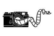 Vintage Camera Film Silhouette, an Object Illustration by yasushie (Thumbnail 29 of 31)