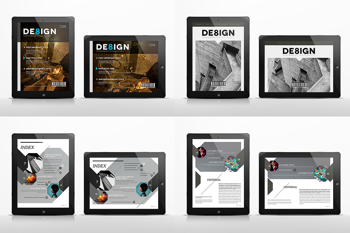 Design MGZ 8 for Tablet, a Magazine Template by Luuqas Design (Photo 6 of 14)