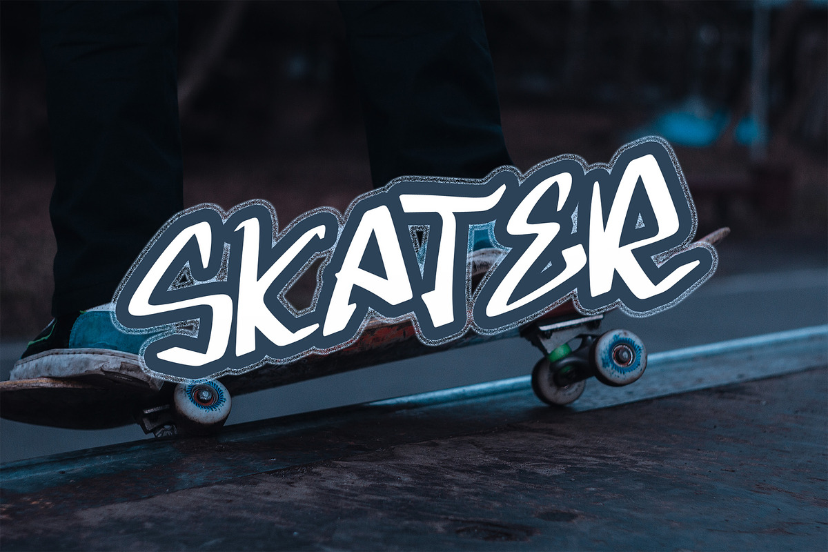 GLOWST - Graffiti Font, a Script Font by NTC Graphic (Photo 3 of 9)