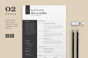 Resume Cv Nathan, a Resume Template by Astut (Thumbnail 3 of 4)