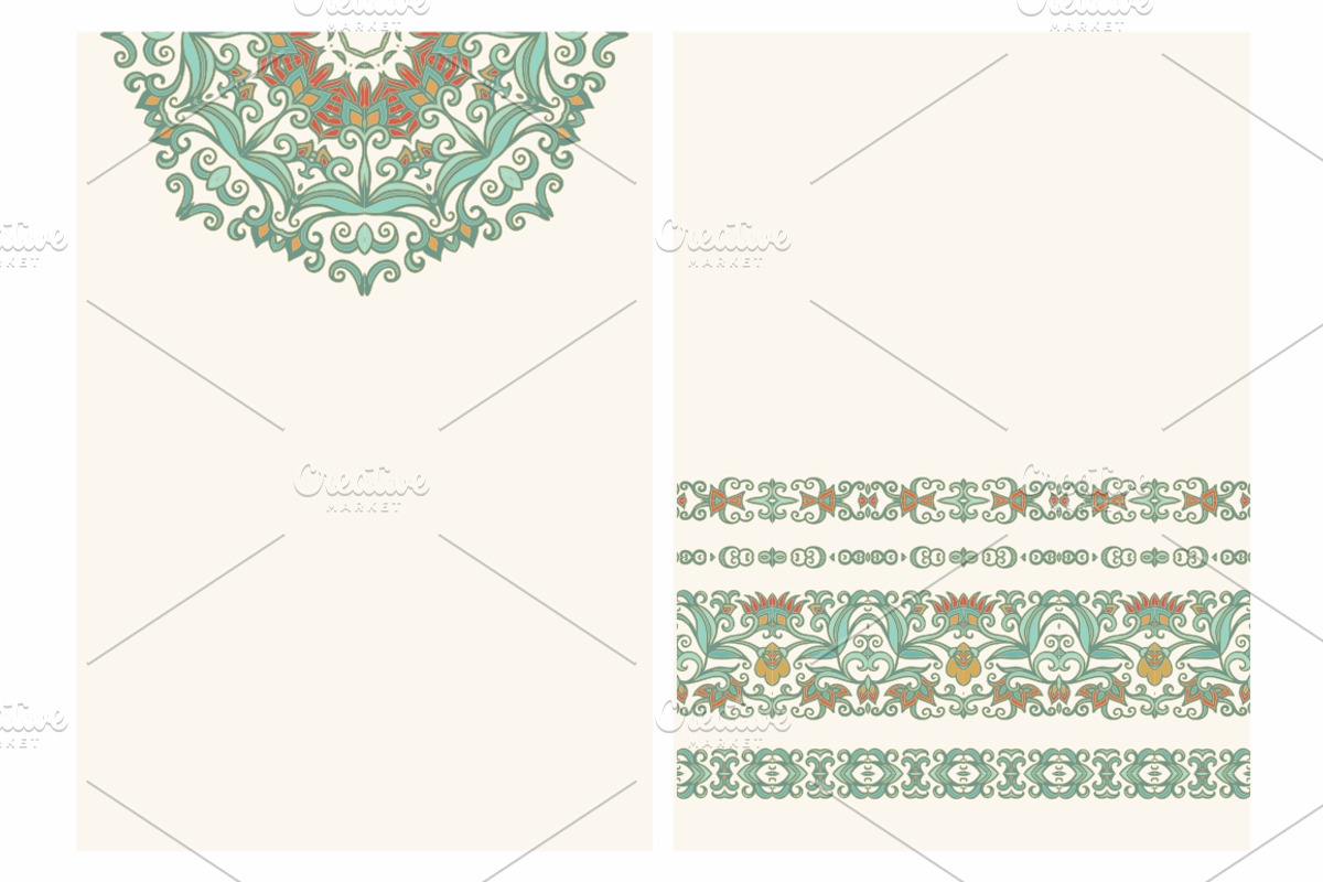 Set of vector decorative elements, an Object Graphic by Dainia (Photo 4 of 4)