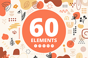 Abstract shapes - vector elements, a Pattern Graphic by Ninos Mandala (Thumbnail 1 of 4)