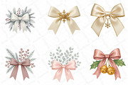 Coquette Christmas Bow Clipart, an Illustration by DreamPrint404 (Thumbnail 2 of 4)