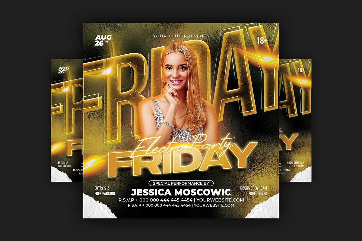 Party frenzy. Don't miss out!, a Flyer Template by CocoDesign (Photo 1 of 2)