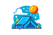 Camping Adventure Icon Set, an Object Graphic by Designs_River (Thumbnail 9 of 13)