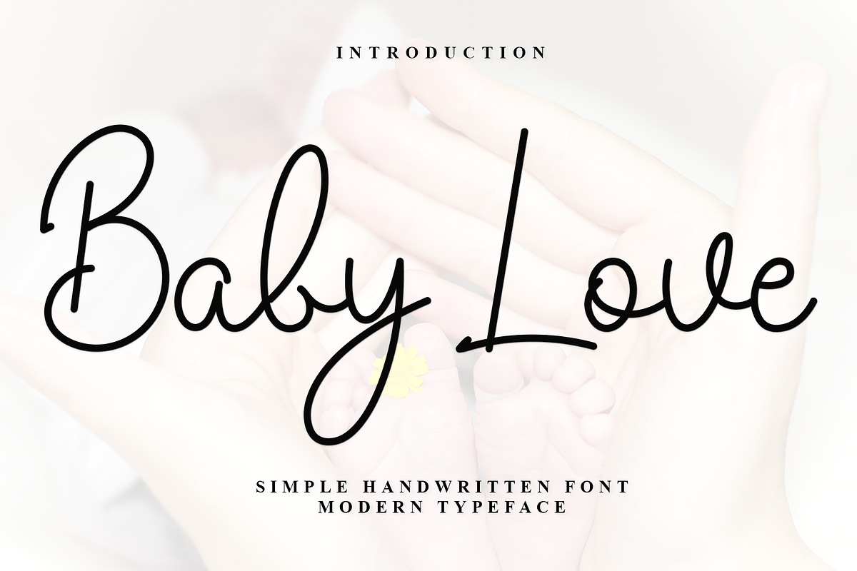 Baby Love, a Blackletter Font by InermediaSTUDIO (Photo 1 of 7)