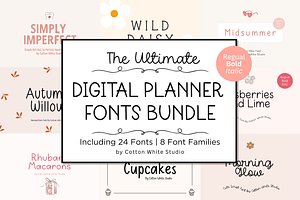 The Ultimate Digital Planner Fonts, a Handwritten Font by Sofia Skoog