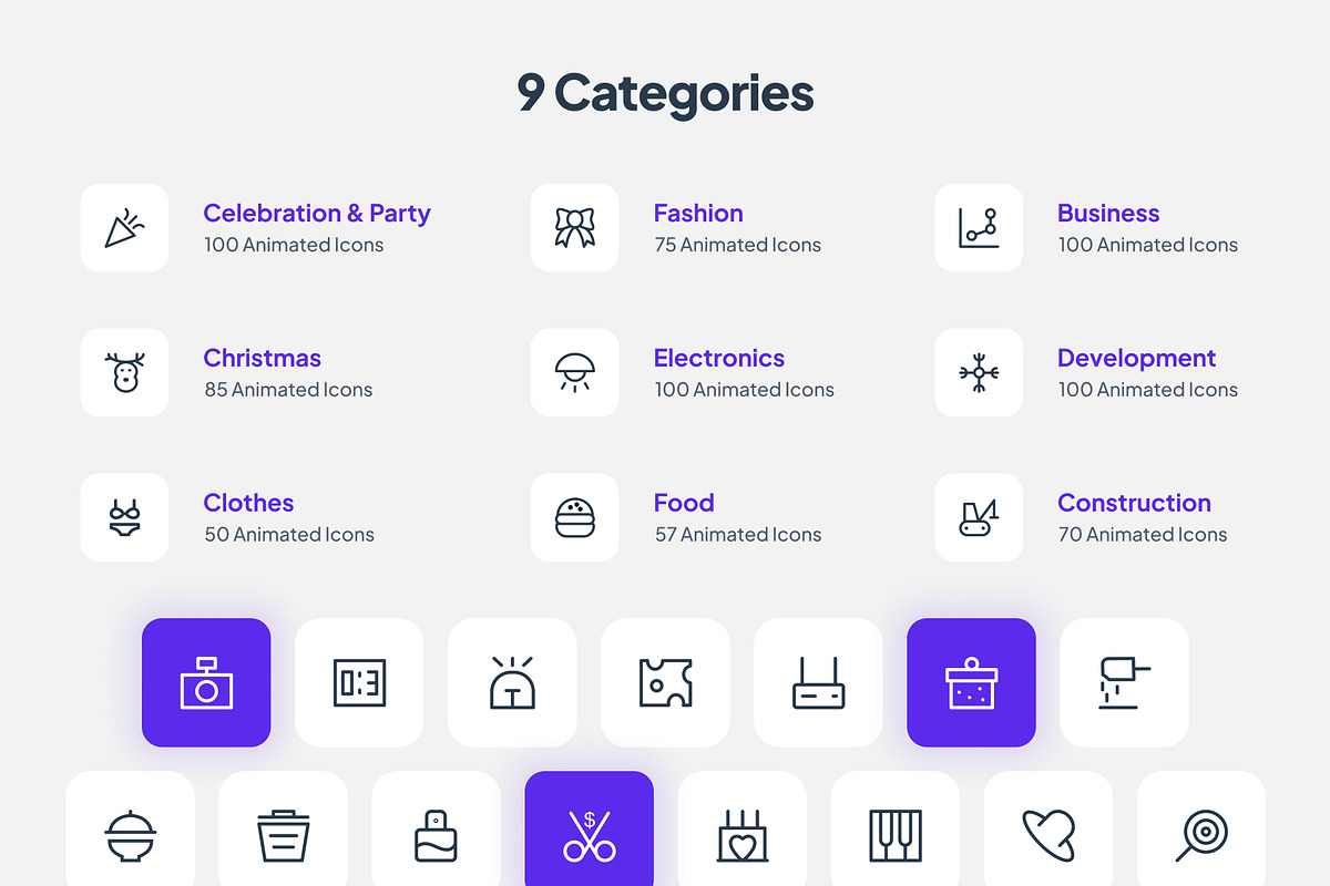 Bold Lines Animations, a Solid Icon by Vectors Market (Photo 3 of 5)