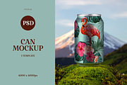 Can Mockup, a Product Mockup by PopotLane (Thumbnail 1 of 6)