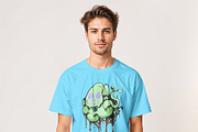 T-Shirt Mockup PSD Front & Back View, a Shirt Mockup by Pixel Foundry (Thumbnail 9 of 11)