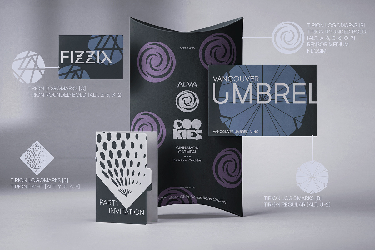 Tirion - The Ultimate Logo Toolkit, a Sans Serif Font by TirionType (Photo 15 of 15)