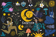 Mystical Solstice vector bundle, a Decorative Illustration by Luamor (Thumbnail 2 of 15)