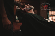 Barber Shop. Minimalistic Logo Set, a Templates & Theme by bartamarabara (Thumbnail 3 of 5)