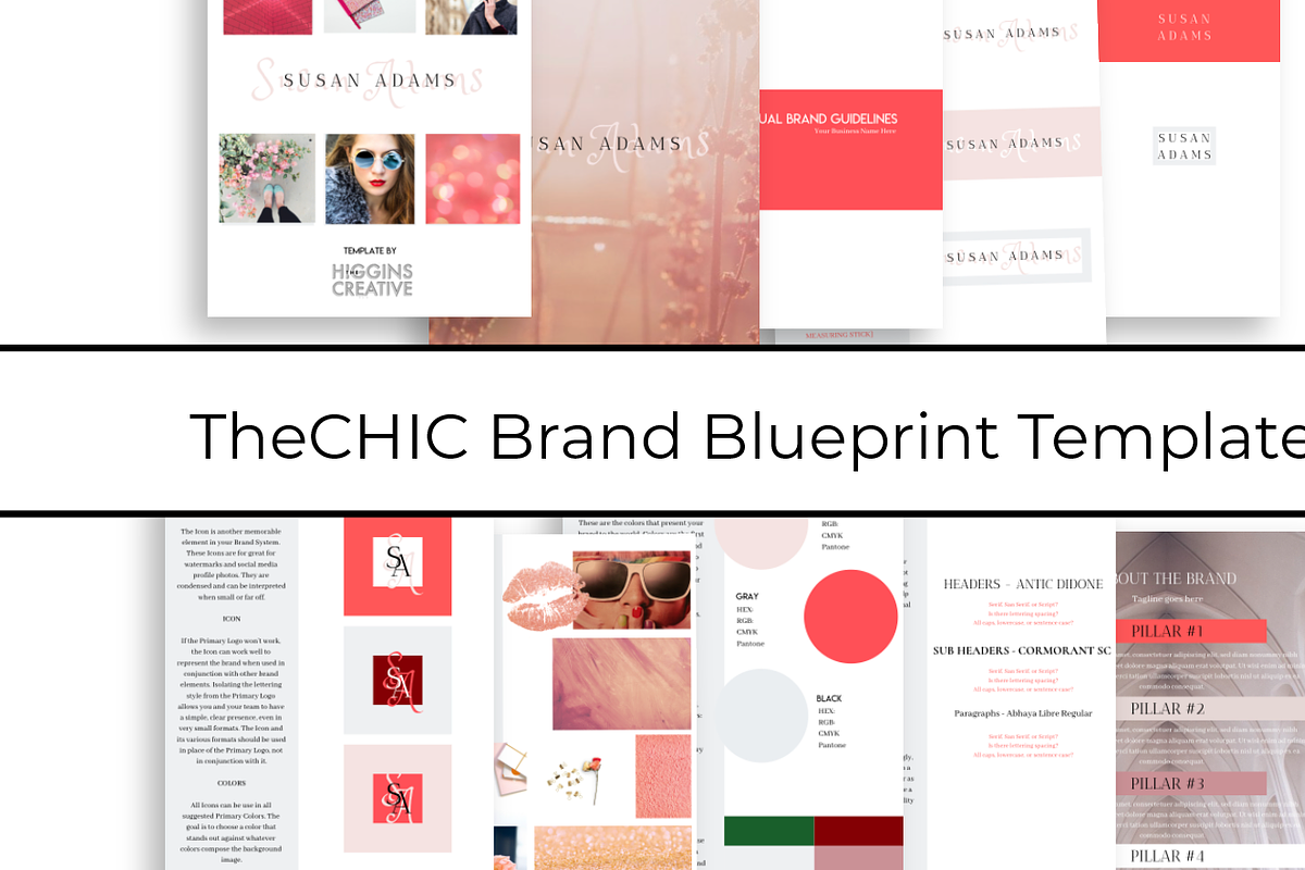 Brand Blueprint Template - CHIC, a Social Media Template by The Higgins Creative (Photo 1 of 4)