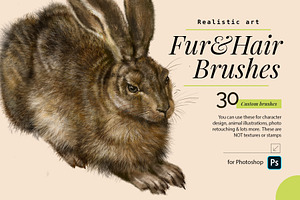 Realistic Fur & Hair Brushes