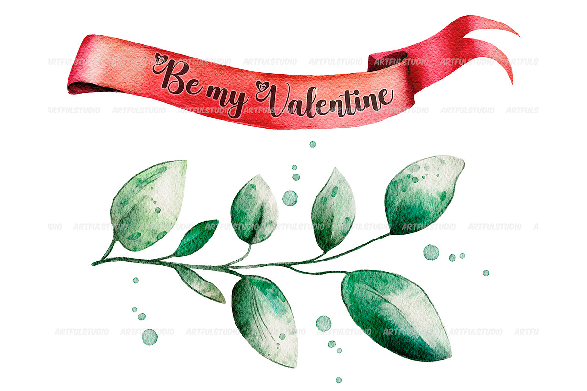 Valentine's day teddy bears clipart, an Animal Illustration by ArtfulStudio (Photo 9 of 10)