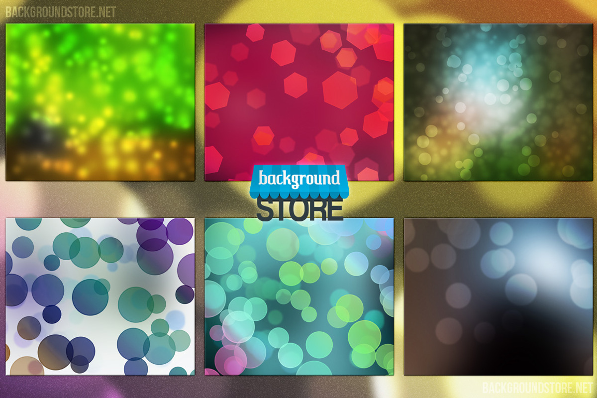 Beautiful Bokeh Backgrounds Bundle 2 preview 4
