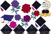 Graduation Clipart, an Education Illustration by GlamArtZhanna (Thumbnail 7 of 7)